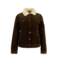 Customizable Vintage Corduroy Casual Women's Jacket